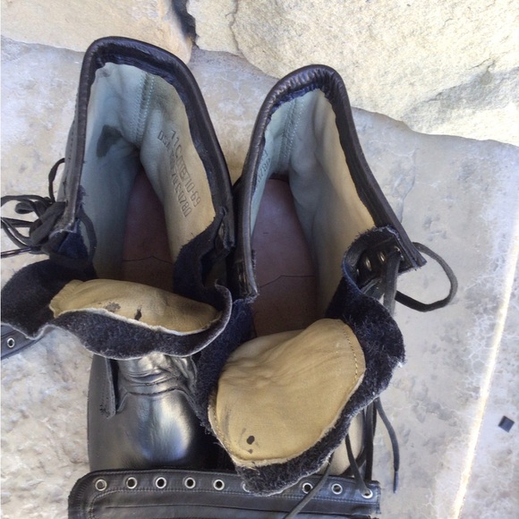 Vintage Black Armortred military boots size 11 C - Picture 3 of 7